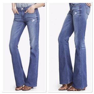 Express Blue Flare & Wide Leg Jeans
